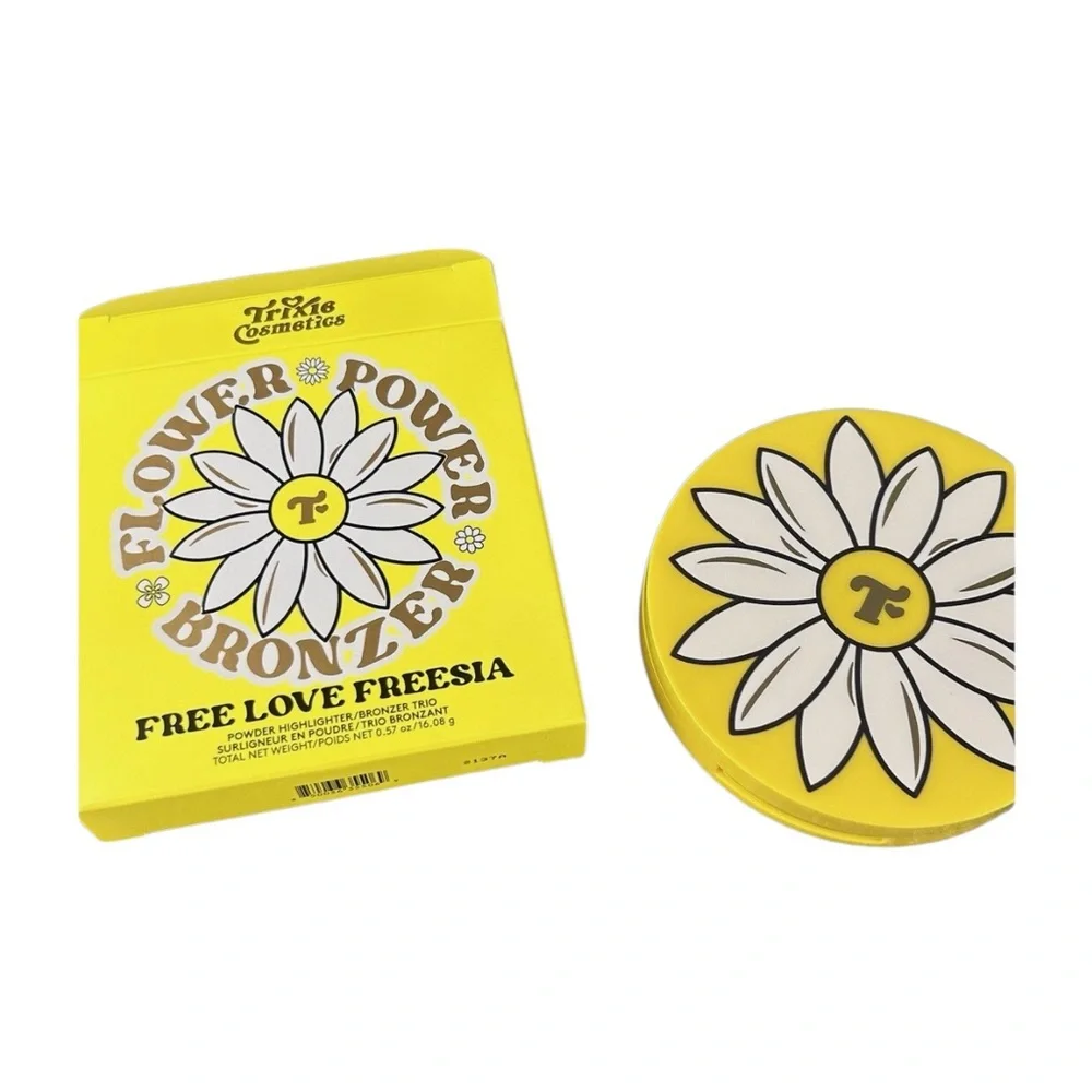 Trixie Cosmetics Flower Power Bronzer Free Love Freesia | Highlighter Trio